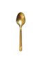 25-Pack Gold Plastic Spoons 18 cm Hard Disposable - 8