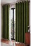 Grass Green Velvet Rustic Velvety Fabric Curtain
