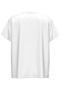 Women's White Relaxed T-Shirt - 3