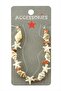Sea Star Seashell Broken Natural Stone Anklet - Tile - 2