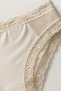 Women's Lace and Tulle Detailed Micro Fabric Panties Hipster Slip |   Flexible Soft Daily Underwear - 3