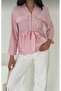 Women's Zippered Belted Shirt - 2