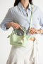 Minimal Knot Detailed Crossbody Wallet Mini Size Hand and Shoulder Bag with Accessories (Length 13 cm Width 23 cm) - 2