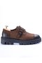 Italian Style Internal and External Natural Leather Suede Men's Shoes Brown T12959 - 5