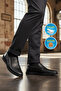 Premium Black Genuine Leather Men's Casual Shoes 2297 m - 2