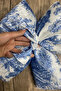 Digital Printing French Country Bow Oven Ornament Decorative Filled Soft Handmade - 4