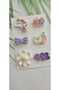 Special 6-Piece Organic Handmade Baby Shower Antiallergic Pinterest Model Baby Hairpins for Babies with Less Hair - 4