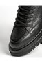 Italian Style Internal and External Natural Leather Men's Shoes Black T14603 - 5