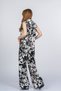 Women's Summer Black High-Waist Velline Zero-Sleeve Short Vest and Elastic Waist Pants Set Sporty Casual Cut Daily Office Stylish 1318 - 6