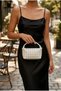 Kate Staple Detailed Mini Women's Hand and Shoulder Bag White - 2
