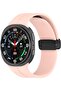 Sport Band For Samsung Galaxy Watch 8 40mm/44mm/Classic 46mm,Soft Silicone Strap- Pink