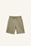 100% Cotton Elastic Waist Basic Shorts for Boys B5867A826Sm - 6