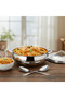 MARWA Stainless Steel Hotpot 5000ML | Steel Finish - 2