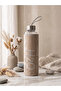 H2O Glass Flask with Plush Cover 600 ml Milky Brown - Color Options Available