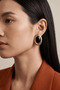 Women's Colorful Oval Vintage Earrings - 3