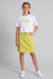Girl's Crop T-Shirt Skirt Set