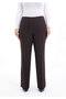 High Waist Pipe Leg Maxi Length Trousers - 8