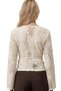 Ecru V-Neck Twisted Detailed Guipure Blouse Alc-X15487 - 6