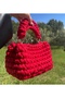 Mysey Handmade Knitted Red Women's Handbag - 2