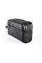 Genuine Leather Black Men's Handbag - Travel Bag - Cosmetic Bag - Shaving Bag - 5