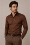 Men's Slim Fit Shirt Long Sleeve Classic Stylish Office Casual Cotton Satin Blend - 3