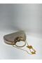 Gold Color Big Stone Material Design Evening Dress Clutch Chain Strap Handheld Wedding Engagement Evening Bag - 3
