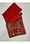 Emirati Mukhawar Kaftan Set with Crystal Floral Embroidery, Modest Arabic Jalabiya - 6