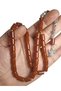 Original Squeeze Amber 7*11 mm Burnt Tumbled Amber for Daily Use, Suitable for Prayer Beads - 4