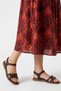 Women's Genuine Leather Stylish Slippers with Straps - Casual Comfortable Sole Summer Slippers - 8