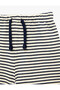 Cotton Striped Navy Blue Baby Boy Shorts 6Smb40079Tk - 4