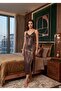 Pjs Women's Snake Pattern Lace Dress Nightwear - 2