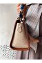 Special Design Textured Leather Look Classic Women's Shoulder Bag (Width 21 Length 28 Depth 14 cm) - 3