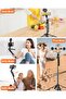 Smart Face Tracking Tripod with Light 360 Rotation Remote Control Phone Stand Vlog TikTok - 6