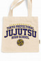 Jujutsu High School Printed Canvas Tote Bag with Velcro and Internal Pocket