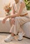 Ni̇chelle Original Kri̇stebell Imported Special Series Women's Sneakers Beige