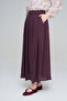 Women's Striped Elastic Waist Lined Maxi Skirt - 2