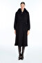 Hooded Belt Detailed Giy Çık Black/Brown 0221