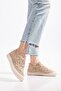 Shay Women's Braided Beige Thick Sole Casual Women's Sneaker - 4