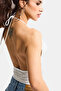 İts Basic Women's Shiny Stone Design Blouse - 4