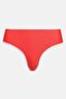 Women Plain Pull On Bikini Bottom, Red - 2