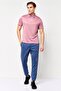 Men Sportswear Fit Short Sleeve Training Polo Shirt, Dusty Pink - 2