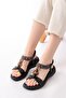 Zri̇n-875 premium white patent leather ankle strap pointed toe heeled sandals