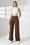 Women's Arab Modal Fabric Sweatpants/Wide Leg Model with Double Pockets - 5