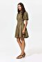 Smocked-bodice dress