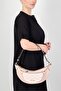 Women Brand Logo Shoulder Bag With Small Pouch, Pink - 2