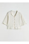 Nevavm Striped Linen Blend Women's Shirt with a Difference - 5