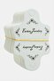 Depomix Black Flower Necklace Card (84801) 200 Pieces-White - 2