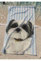 Dog - Colorful Dog Printed Beach Towel - 75X150 cm