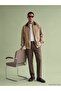 Lcw Vision Beige Comfortable Fit Velvet Collar Men's Jacket - 2