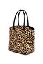 Women's Scarf Bag with Hand Shoulder Strap, 3 Compartments, Soft Leather - 2
